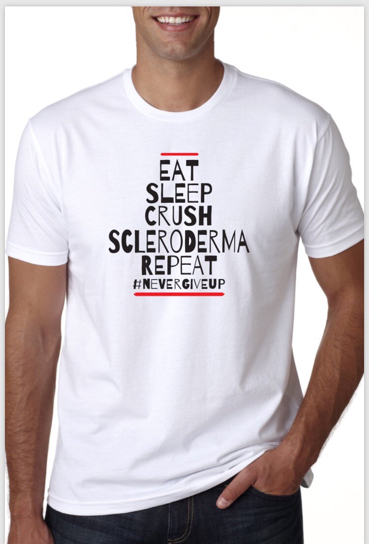 scleroderma_sso's tweet photo. Tomorrow, SclerodermaShop will set up at the #HamOnt Walk or Run in the Park for #Scleroderma and selling their unique shirts and donating a percentage of sales back to SSO! https://t.co/bh0EHep7mz