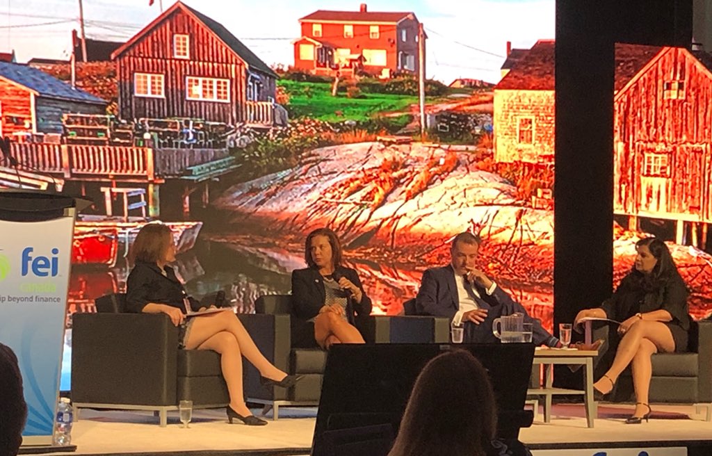 davidmcisaac's tweet image. Panel at FEI’s annual conference speaks on role of CFO in innovation. Innovation starts with the customer and customer feedback; it’s an interactive process, supported by data. #FEICanada18 @AonCanada @GECapitalCA @EmeraEnergy @CPANovaScotia #innovation #cfo