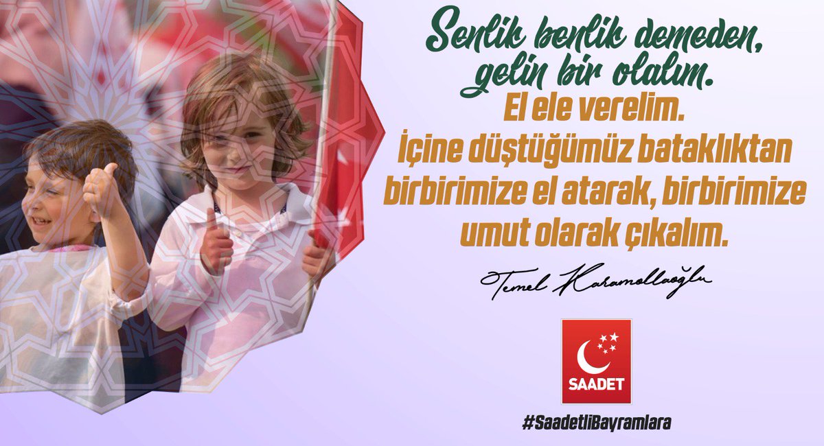 #SaadetliBayramlara