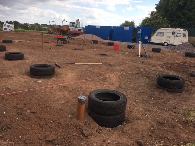TBSkills's tweet photo. Tyre foundations on our new project. @fordhallfarm #somethingdifferent #sustainablebuilding #environmental https://t.co/ABiwUZnmY1