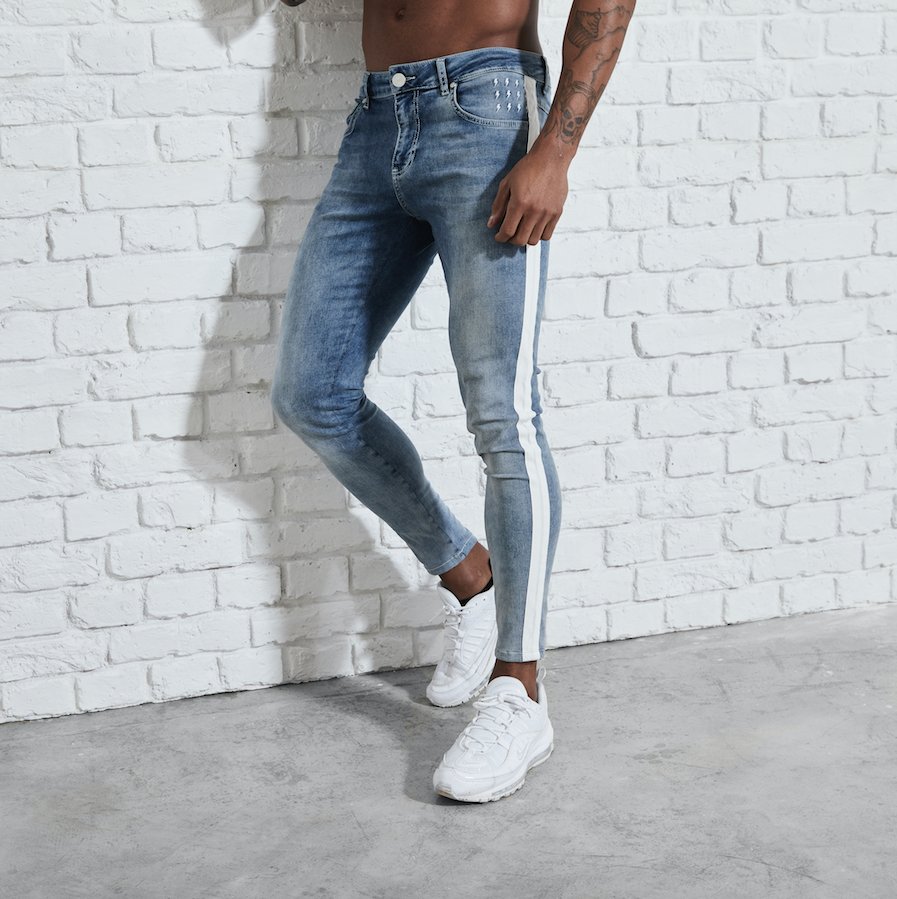 Crafted In Europe Our Denim Is Made From a Perfected Cotton/Elastane Blend For a Skin Tight, Comfortable Fit ⚡