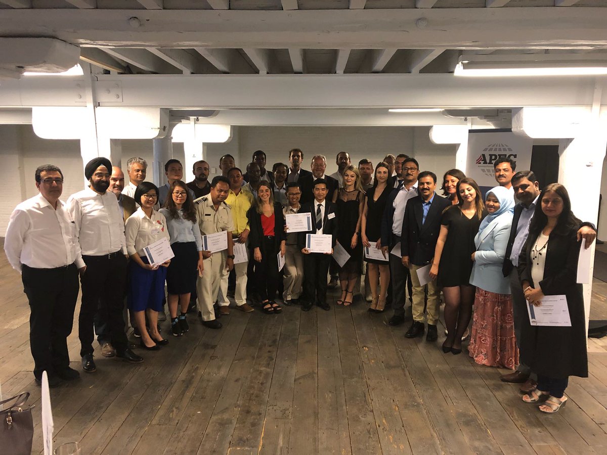 APEC_Training's tweet photo. Today, the second to last seminar of the first half of our working year has come to an end. With 34 port professionals from 14 different countries, the #portcourse on Container Terminal Management truly was a great success. It was great having you here @PortofAntwerp ! https://t.co/ajHLzXKABJ