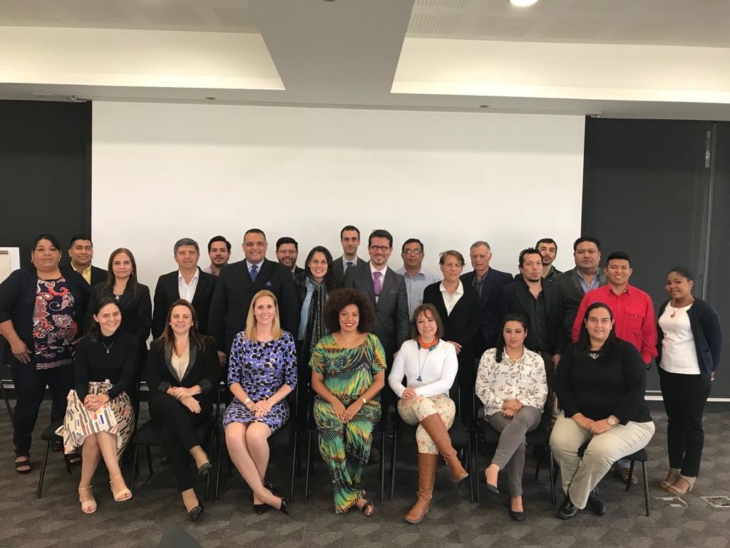 UPU_UN's tweet photo. UPU's #ExpressMailService team is in Colombia this week for a workshop on electronic advance data and tracking, organized jointly with #PUASP. The workshop is part of a project to strengthen the global #supplychain. https://t.co/8S84jLRsoN