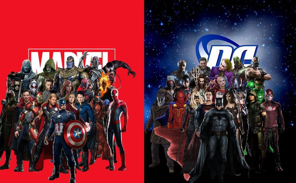 DSheldon_Cooper's tweet photo. Acabemos con esto ¿Con cuál te quedas?

🔄 Marvel 
♥️ DC https://t.co/mjQdDmIBnY