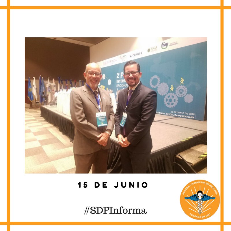 PediatriaDom's tweet photo. [ #SDPInforma] 👨🏻‍⚕️ El doctor Edgar Allan Vargas Presidente de la Sociedad Dominicana de Pediatría está en representación de nuestra entidad en 2do. Foro Intersectorial Regional para la Salud de Centro América y República Dominicana.
#SaludPúblicaRD #rdpptcomisca2018 #SDP https://t.co/OySvhOP9xX