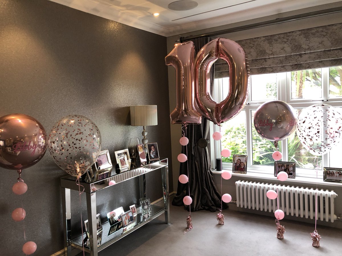 Mel_Malcolm's tweet photo. Getting ready for a certain little someone’s 10th birthday! Thank you Sally @Balloons2ULeeds 🎈💗 https://t.co/wT7sRRoUel