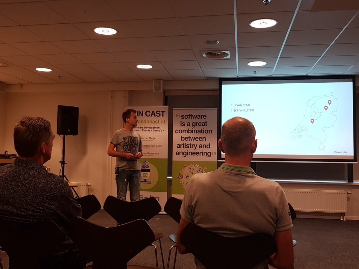 erwin_staal's tweet photo. Vandaag gesproken over #docker op #servicefabric op het #SDNevent. Morgen naar @Xpiritbv voor #GDBC! #busy #alwayslearning https://t.co/CYvGavTq4n