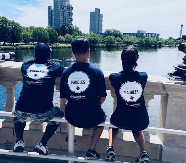 easternbank's tweet photo. We had two teams competing in last weekend’s Hong Kong Dragon Boat Festival of Boston. Our teams had so much fun on the water and joining in the eye-dotting ceremony! #JoinUsForGood #FBF https://t.co/cxqRSFPDCj