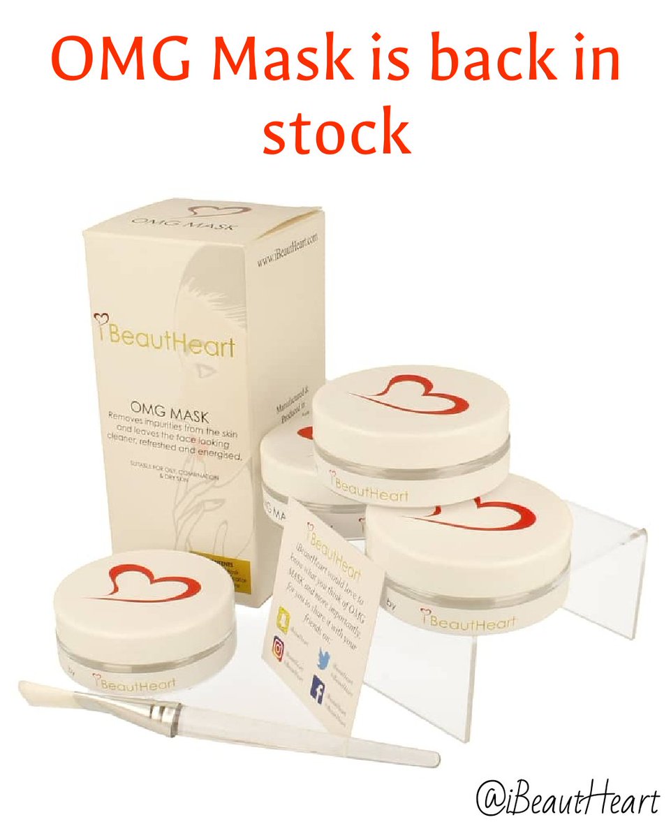 ibeautheart's tweet photo. Get yours now...
https://t.co/40IBX8rgXS
#iBeautHeart #omgmask #facemask #skincare #skincareroutine #beauty #backinstock #skincareproduct #skinproduct #beautyproduct #facefood #beautyguru #beautyinfluencer #beautyblogger #skincareinfluencer #skincareblogger #skinhack #beautyhacks https://t.co/3Ew9sASOP0
