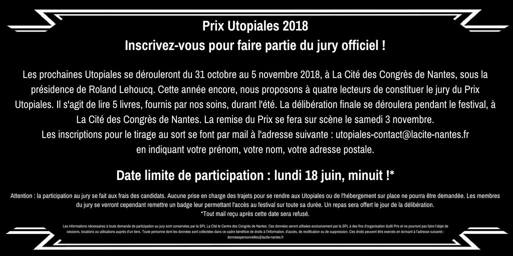 Utopiales 2018 (inscription jury des lecteurs - urgent) DfvPjNWW4AArVdf