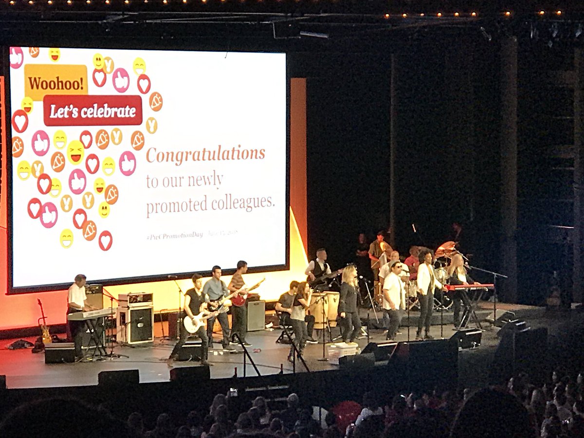 #pwcpromotionday NYM - with the PwC band!