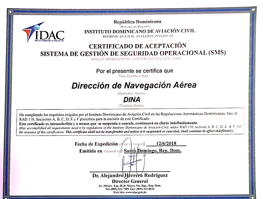 eddian's tweet photo. Felicitaciones el Proveedor de Servicios de Navegación Aérea de la República Dominicana por completar la implementación y aceptación de su SMS. Esto redundará positivamente en la navegación aérea de su FIR y en los aeropuertos que sirven. @IDAC_RD @IDAC_SO https://t.co/xXt3XdBHlr