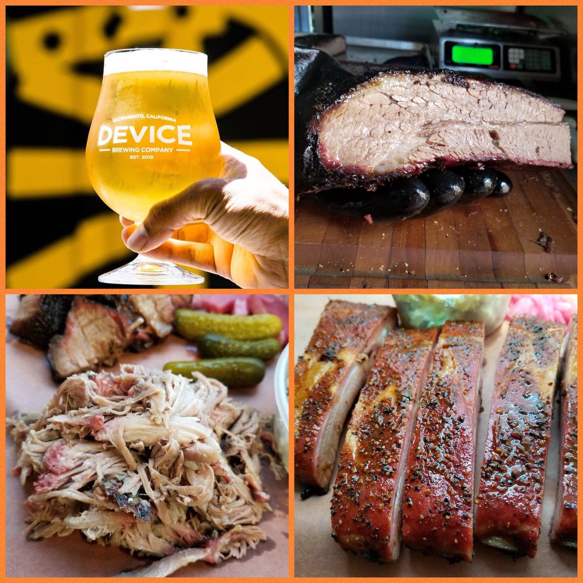 TGIF!!! We will be at the new <a href="/DeviceBrewing/">Device Brewing Co</a> Taproom located at the Ice Blocks in Midtown from 5pm-9pm!! Come out for some of Amazing Beers and of course BBQ!! We will be there serving our Central Texas Style Brisket, Pulled Pork, Spare Ribs and Burnt Ends!! #FoodTruck