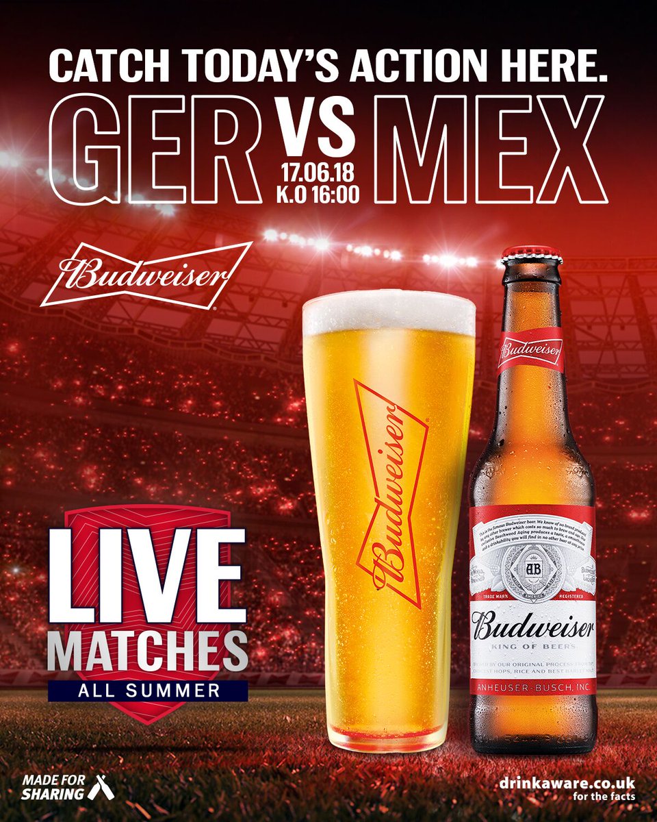 A cold Bud + big screens = everything you need for today's big game!