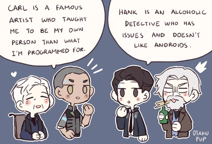 IT'S A DAD OFF!!!! WHO IS BEST DAD? #DetroitBecomeHuman
.
.
.
Though Connor and Markus are daddy materials too //COUGHS BLUE BLOOD ?❤️ 
