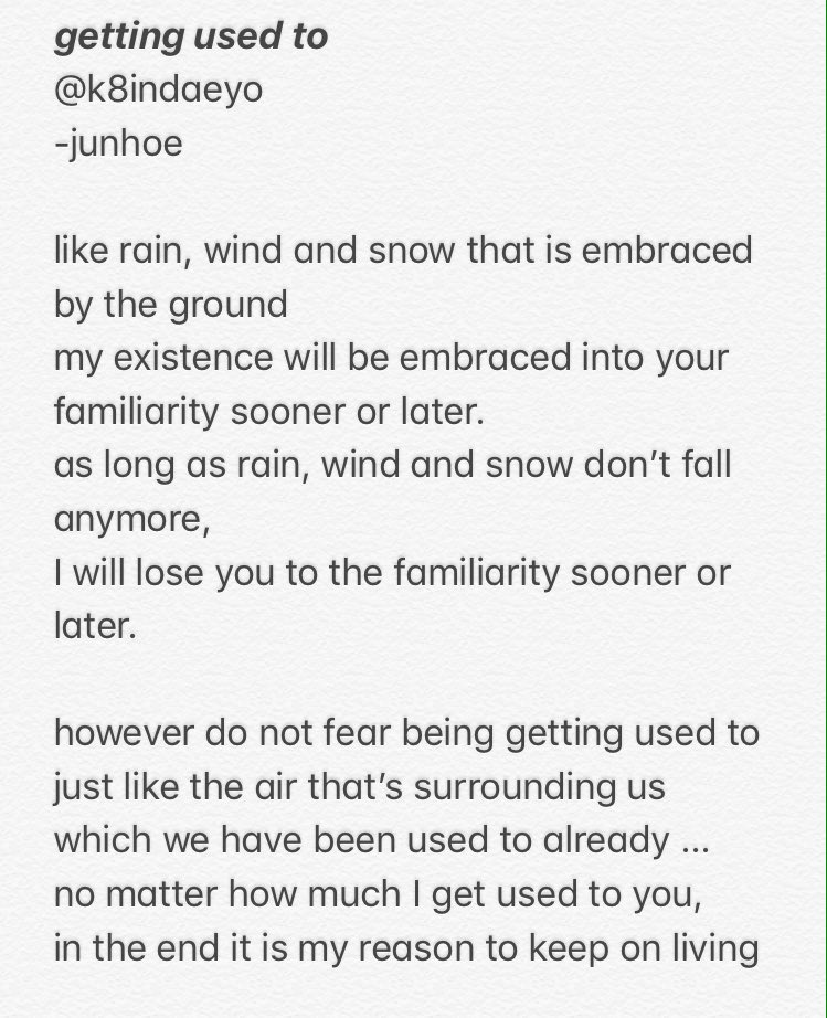 jjunrose's tweet photo. My top 2 favorite Junhoe poems β€οΈ #AHundredLove #GettingUsedTo https://t.co/VYMQw00QB9