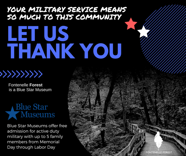fontenelle4est's tweet photo. DYK @fontenelle4est is a #BlueStarMuseum? Admission is #free for #activeservicemembers through #LaborDay! https://t.co/TrWFOOBtXN @amvetsne1 https://t.co/tornnR2nNJ