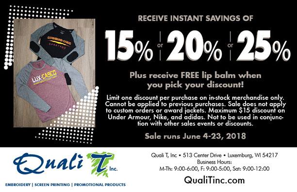 QualiTinc's tweet photo. Just over ONE WEEK remaining to pick your discount and receive instant savings of 15%, 20% or 25% at QualiT! Sale ends June 23rd! https://t.co/3adsI56aUS