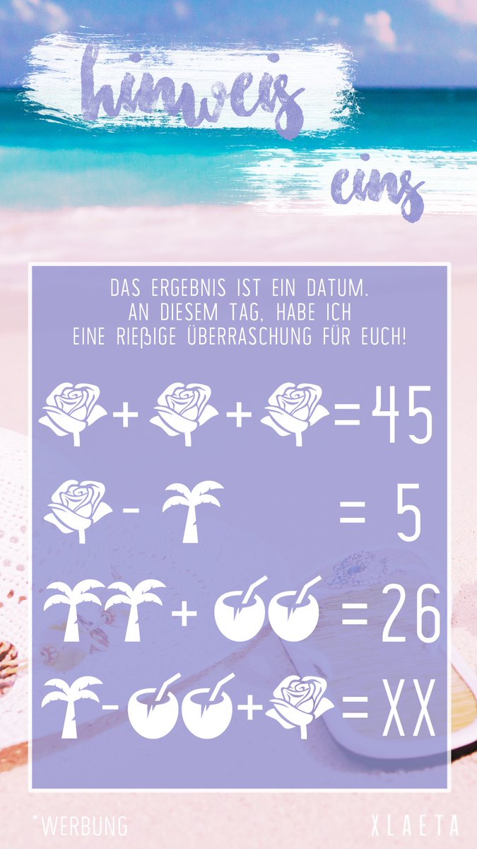 Auf IG findet ihr momentan ein paar Hinweise zu einem coolen Projekt. Schaut gerne vorbei. ❤