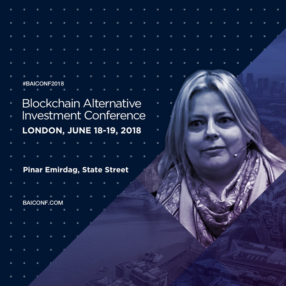 baiconferences's tweet photo. Pinar Emirdag is a senior vice president and head of digital product development and innovation at State Street hear her speaking at Blockchain Alternative Investment Conference https://t.co/7rpRJmoZJr https://t.co/ASeBb3PWsL