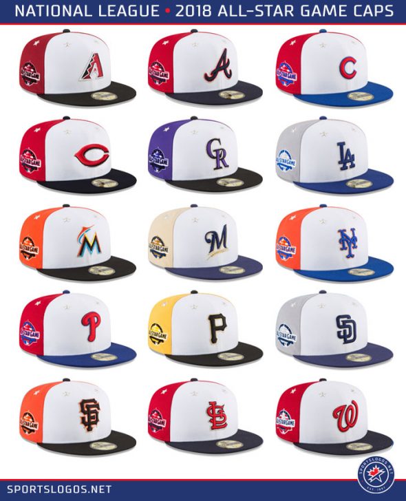 mlb caps 2018