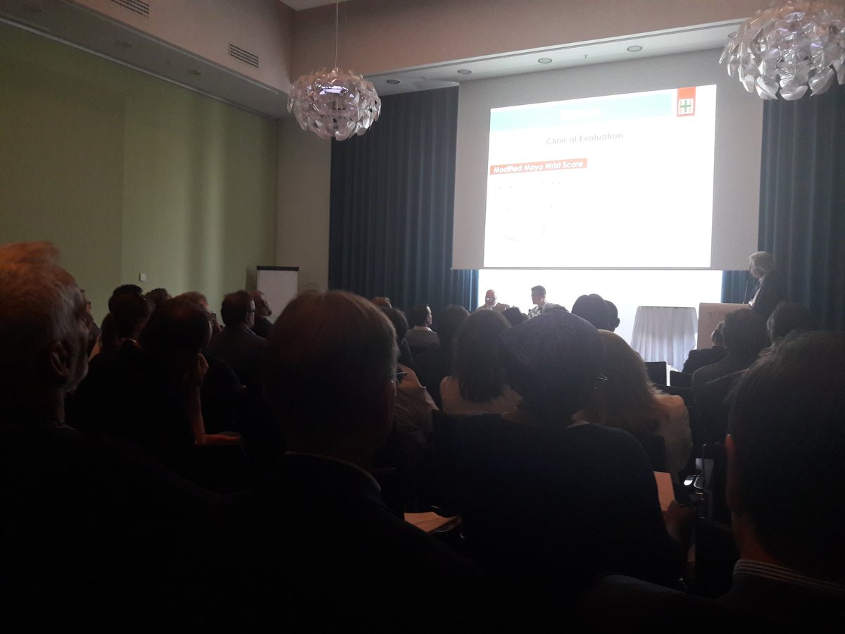 FESSHEurope's tweet photo. Almost full house at room Pjerrot! Learning about Kienböck🙂 #FESSH2018 https://t.co/PCT6vO6K62
