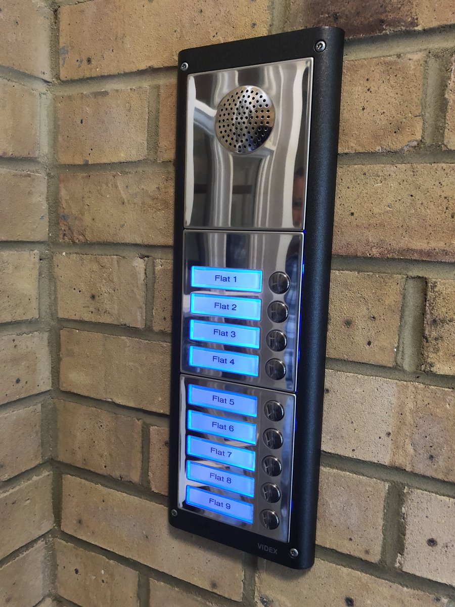 infinity_surrey's tweet photo. Just installed this panel #electricblue @VidexSecurity https://t.co/JS200vOm9W
