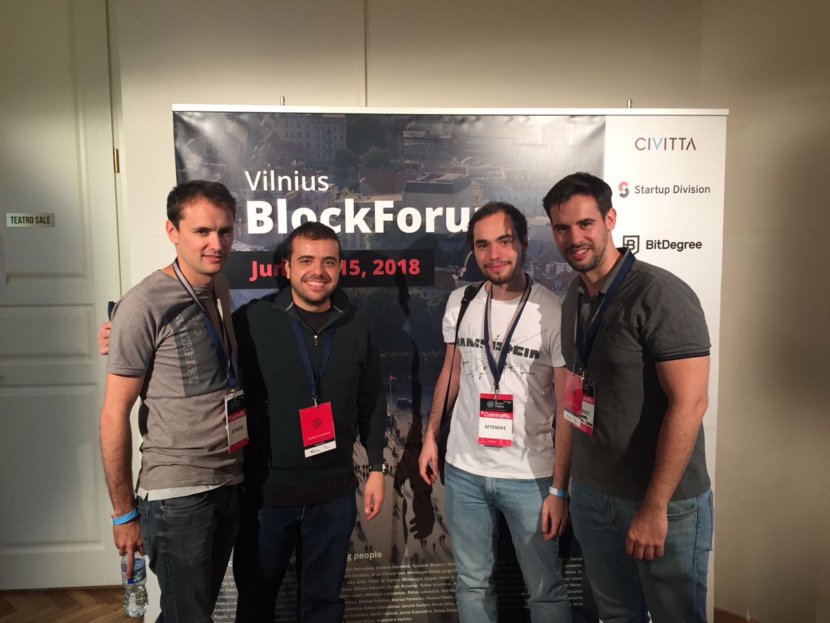 PTGdigital's tweet photo. 👉👉  #VilniusBlockchainWeek #BlockForum One of the best technology event ever!
@BCGatewayEurope @ThinkRiseVLN  @SE_Block_Forum @StartUpEU @eu_lighthouse @softlanding_eu @StartDivisionEU https://t.co/TonPYz3KId