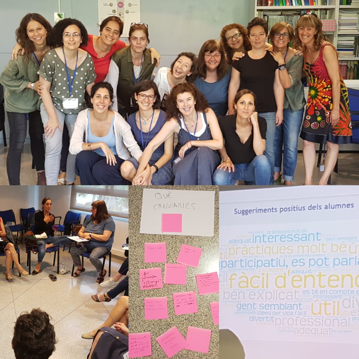 aperebrat's tweet photo. 1a jornada treball docents Taller Cuida't per Cuidar @APS_PAMEM. Posada en comú fortaleses i debilitats, compartir eines de treball, treballar sentiment pertanyença a projecte comú i assegurar q tots anem en mateixa direcció!! Imprescindible parar i reflexionar a #comunitaria https://t.co/yK5XYpUPek