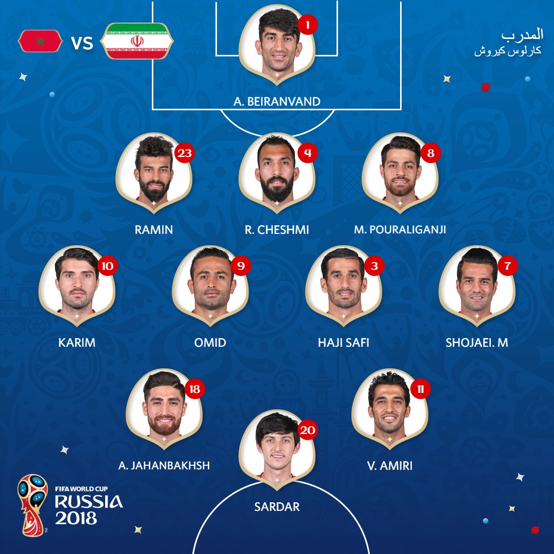 اداء قوى واصابات وفوز ايران بهدف دون رد فى كأس العالم 2018 DfvXFIaWkAAmYIq