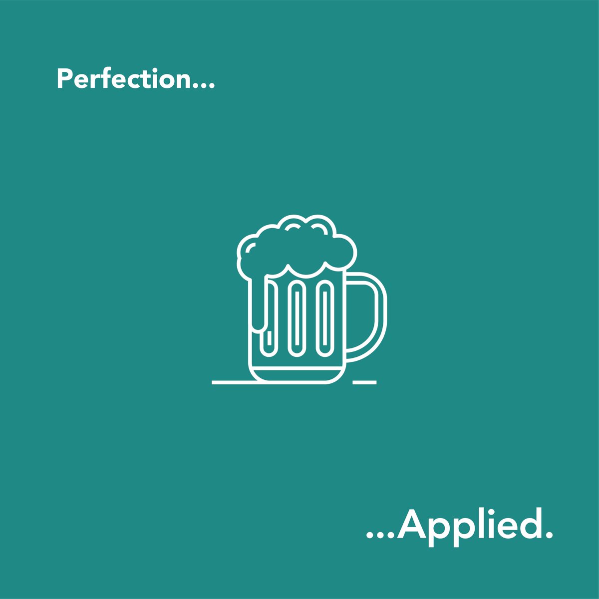 Is what we aim for here at Applied… with our designs, customer satisfaction and a good beverage. We can’t think of a better way to celebrate National Beer Day than enjoying a perfectly pulled pint!
 
#appliedcreative #nationalbeerday #raiseaglass #perfection #cheerstobeer