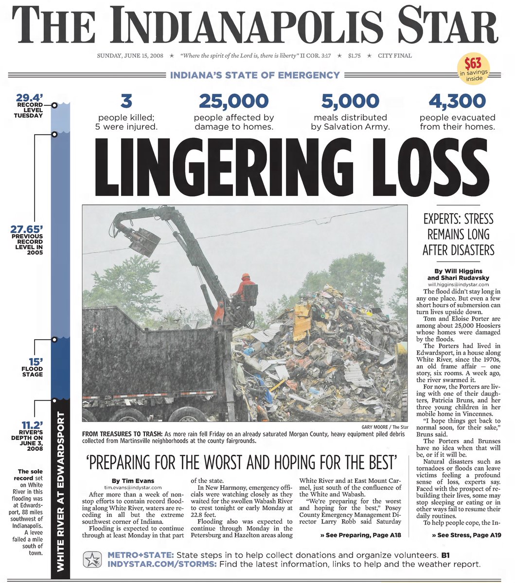 Here's what was happening in Indiana 10 years ago today after extreme rainfall earlier in the week. indy.st/2sCViNO
