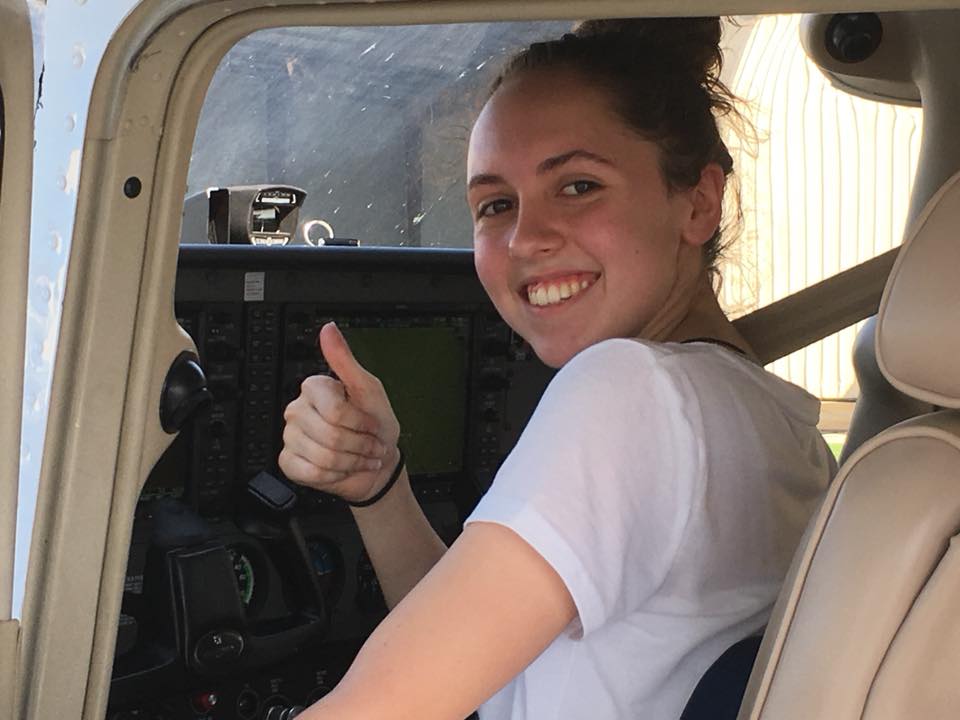HQAirUniversity's tweet photo. First Air Force JROTC Cadet flies solo in the JROTC Flight Academy! The Girls are leading the way! #AirForce #JROTC #AETC https://t.co/7jM4g4hH2u