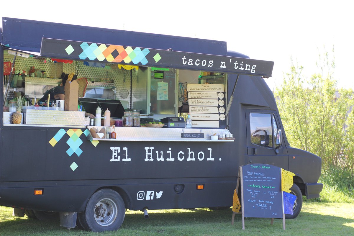 MPEcopark's tweet photo. The latest food offerings at the Roots Culture Summer Market 24th June. Tacos and pizza, what's not to like? https://t.co/iFoDDz5Y0h #vegan #cornwall #market #summer https://t.co/tlGRcfUK3T