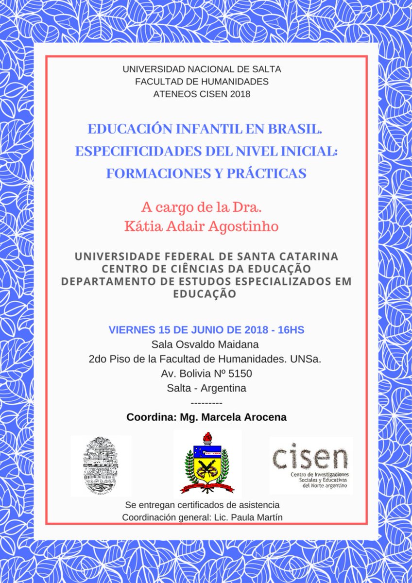 Cisen UNSa (@cisenunsa) on Twitter photo 