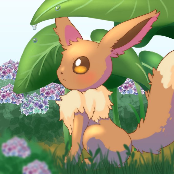 ポケモンと梅雨のtwitterイラスト検索結果