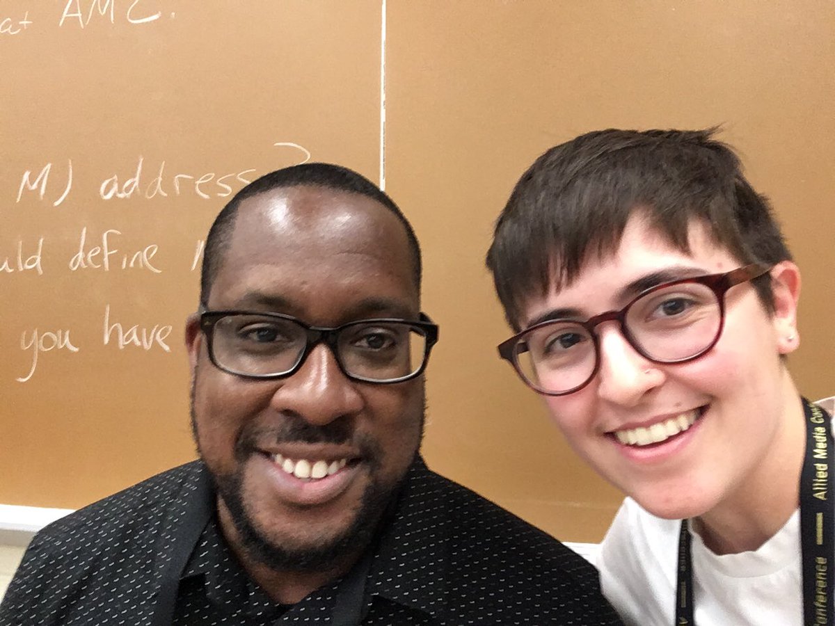mic_union's tweet photo. #MicUnion unit chair @aaronlmorrison and copy editor @madderka are here at #AMC2018!! #UnionYes https://t.co/d4lPtccDKW