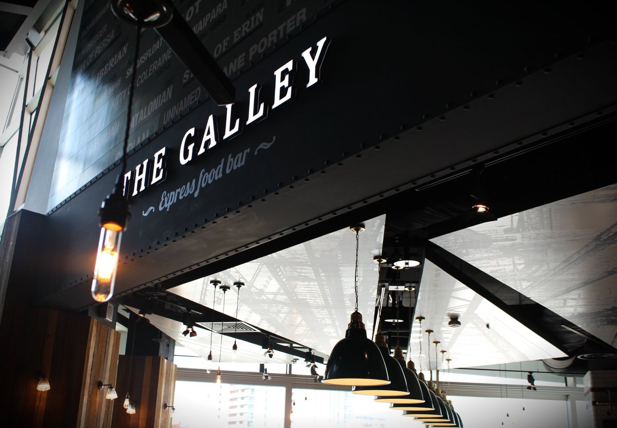 TitanicBelfast's tweet photo. The Galley Cafe will be open from 8am today - come on in to grab a coffee and breakfast bap before the big @VWDBelfast2018 ride out at 10am! #WorldVespaDays2018 https://t.co/IpLntQBRWg