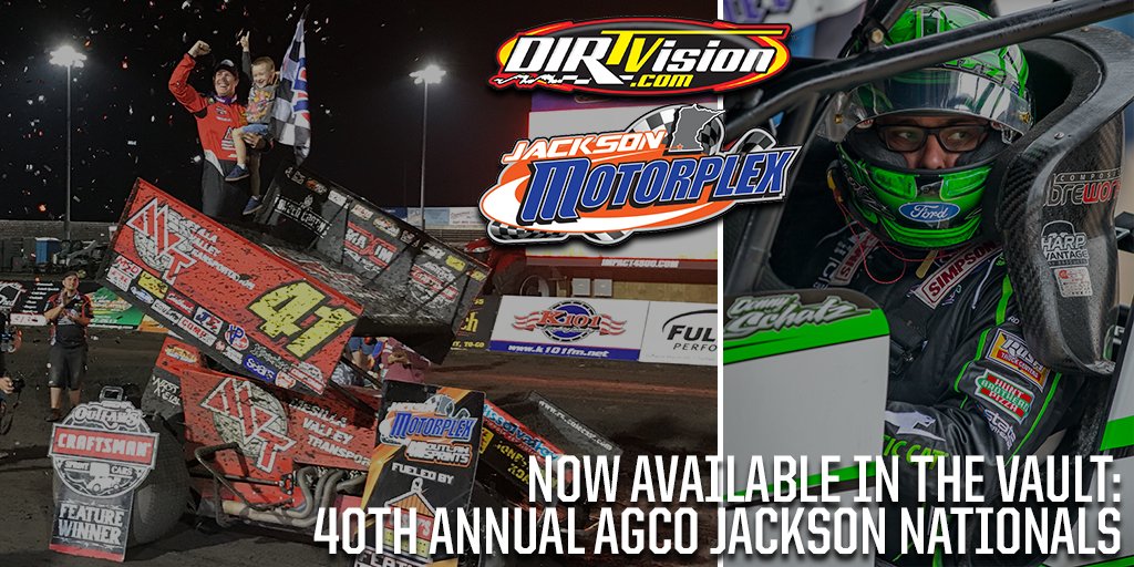 DIRTVision (@dirtvision) on Twitter photo Need to kill some time before the the <a href="/WorldofOutlaws/">World of Outlaws</a> hit the track at River Cities Speedway tonight? The entire Jackson Nationals from <a href="/jacksonmotorplx/">Jackson Motorplex</a> is now in the Vault on DIRTVision.com, so you can watch for FREE! #WoOCraftSCS Need to kill some time before the the <a href="/WorldofOutlaws/">World of Outlaws</a> hit the track at River Cities Speedway tonight? The entire Jackson Nationals from <a href="/jacksonmotorplx/">Jackson Motorplex</a> is now in the Vault on DIRTVision.com, so you can watch for FREE! #WoOCraftSCS