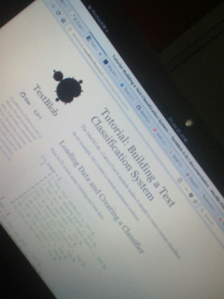 JaydeepGo's tweet image. Teaching bot is not a east task.
#MachineLearning #Textblob