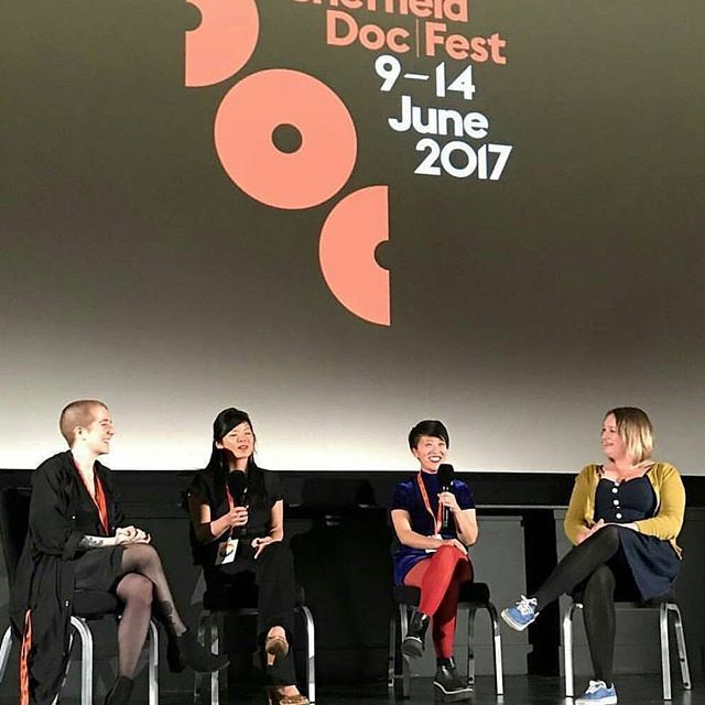 TheFoodWorksSHF's tweet photo. Throwback to 2017 when we were involved with the screening of Wasted: A food waste documentary at @sheffdocfest! Here's our founder Jo on stage with the producers doing an intro and Q&A.
#wasteddocumentary #foodwaste #surplusfood #docfest '#sheffielddoc… https://t.co/BgSQpMejeo https://t.co/UE9VRPvpG0