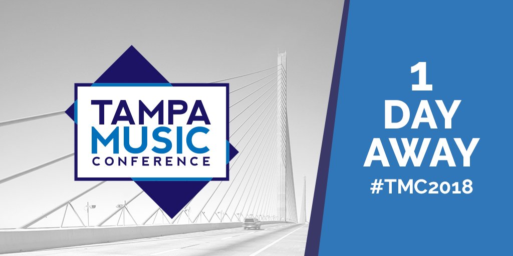 TampaMusicConf's tweet photo. We're only 1 day away from #TMC2018! 🙌 https://t.co/yYkDOKVknl