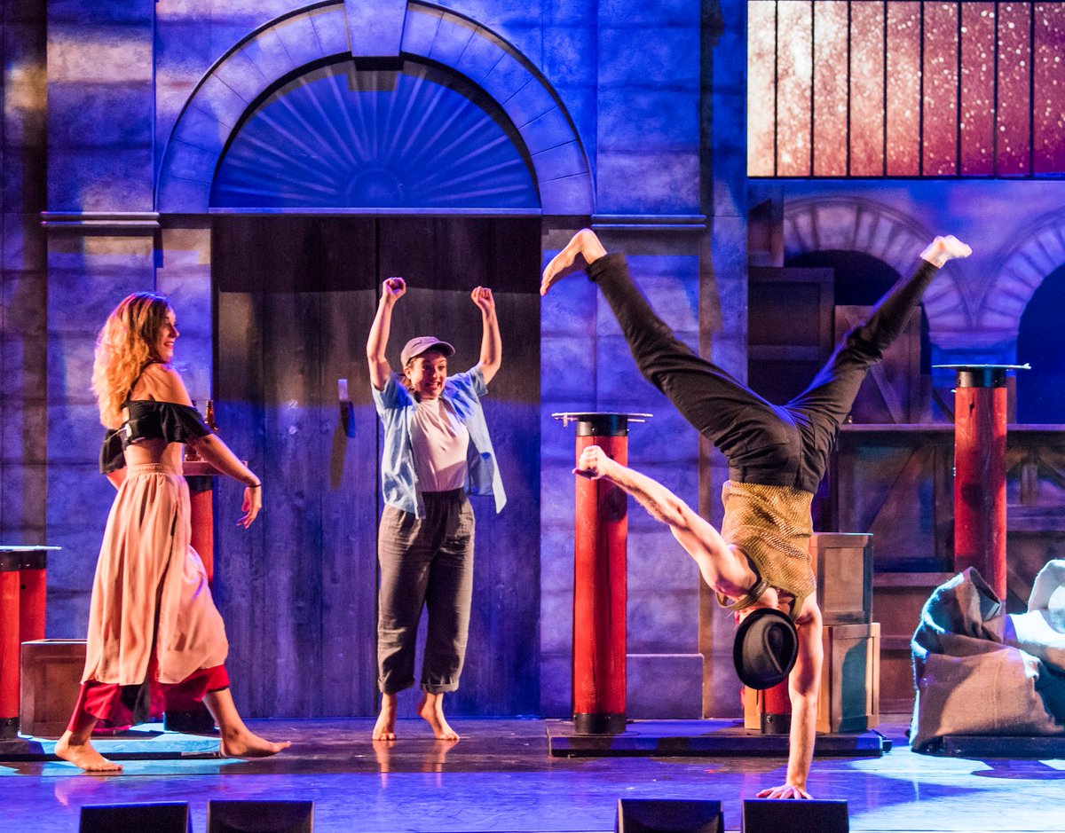 Trioperas's tweet photo. The gypsies of ‘Carmen’ relish in their dancing talents of the Pasa Doble. #TriOperas - Now showing at the @peacocktheatre. #opera #art #theatre #Carmen 
Book Tickets: https://t.co/B71fCptcy3 https://t.co/3BBp2S2qPJ