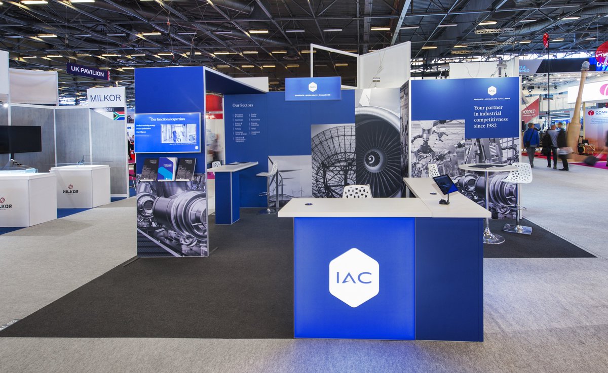 StandsEvolu's tweet photo. Le Salon #Eurosatory2018 , la référence internationale de défense et de sécurité, vient de fermer ses portes. 

Pour celles et ceux qui n’ont pas pu se déplacer, nous vous proposons un aperçu de notre réalisation pour l’IAC.

Un stand de 18m² 100% modulaire, 100% #EVOLU ! #salons https://t.co/APuqKT62mz
