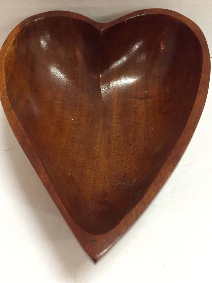 Excited to share the latest addition to my #etsy shop: Heart Shaped Wooden Bowl Dish - Vintage Wood Heart Trinket Dish - Candy Dish - Catchall Jewelry Tray etsy.me/2t2K8SE #housewares #wood #heartdish #jewelryholder #homedecor #junkndisorderlyks