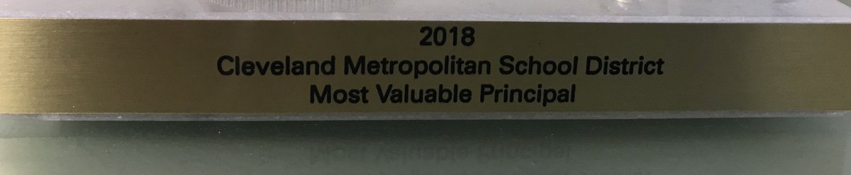 Paul L. Dunbar is proud to have the Most Valuable Principal leading our school!