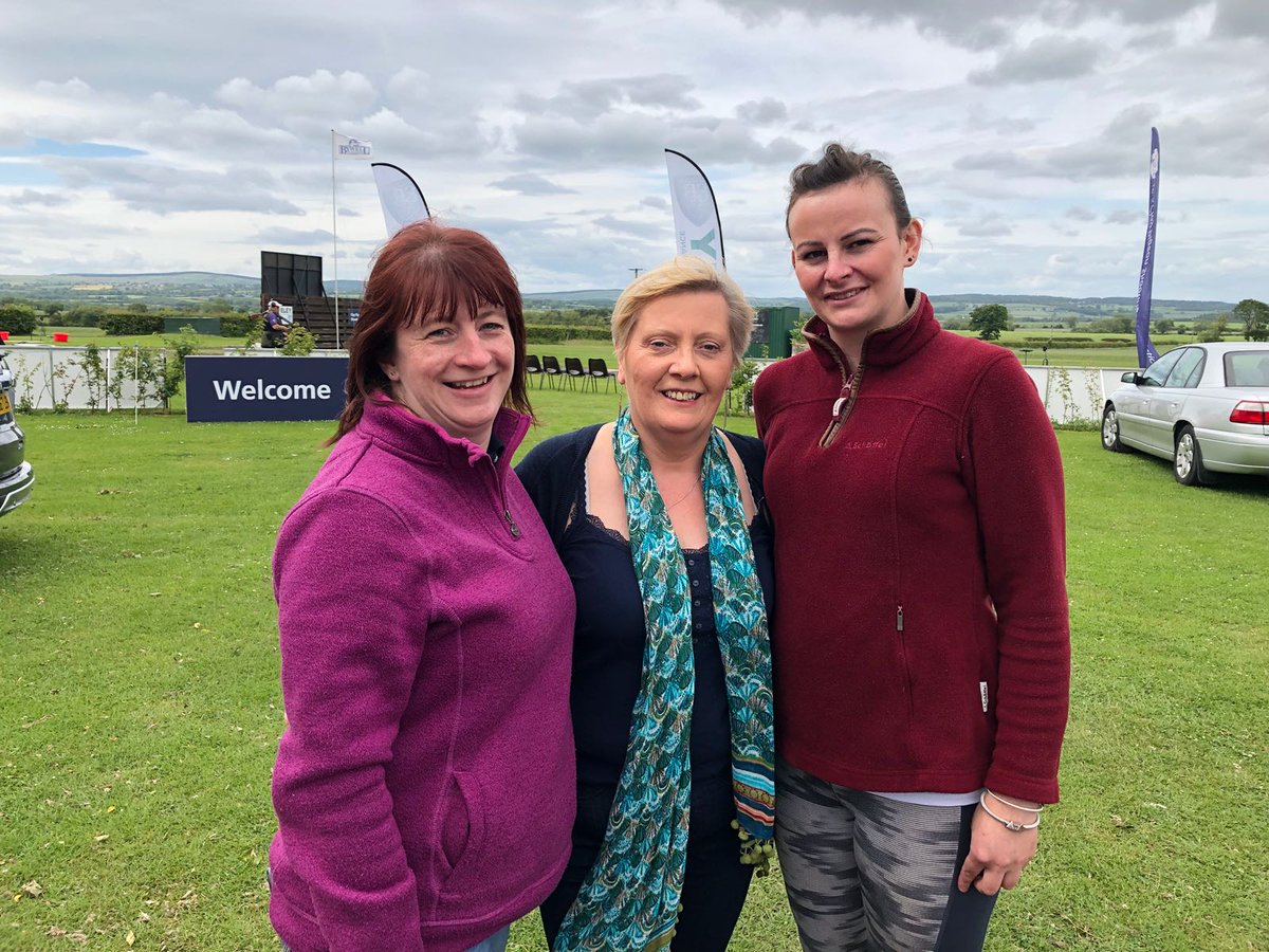 CPSAuk's tweet photo. Emma Christie, Cath Fraser and Carrie Smith bringing it for the Scottish ladies at the Eley Hawk Sponsored DTL shoot at Bywell Shooting Ground today. #EnglishOpenDTL #CPSA https://t.co/Y0jKWg8Yof
