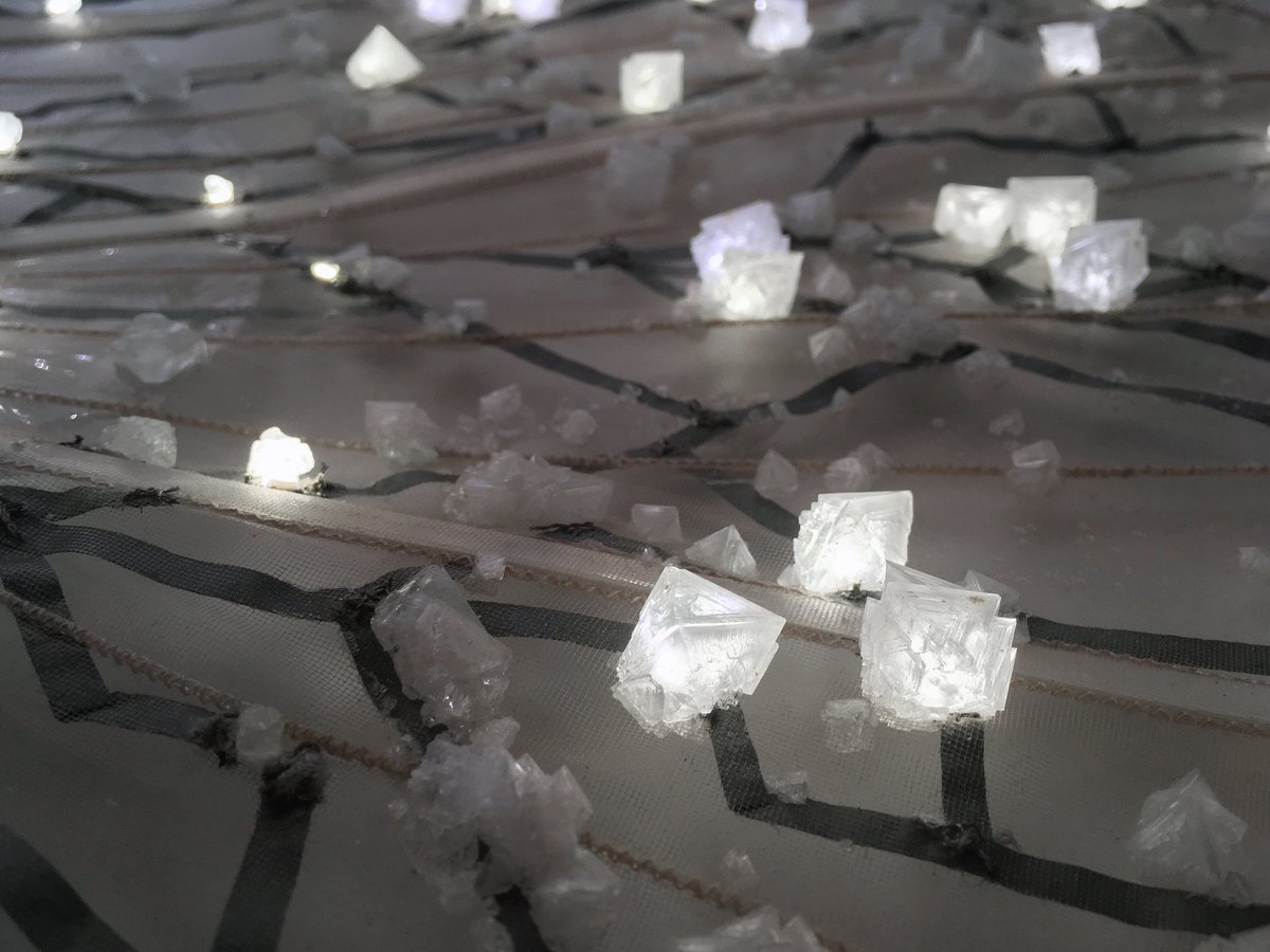 RachelFreire's tweet image. Come see #workinprogress samples of mine and @liskatecoleman&apos;s #etextile crystallography as part of @LDNTechWeek today and tmw, 15/16 July. Wearables, biotextiles &amp;amp; 3d printing exhibition @Digits2Widgets Tickets: eventbrite.com/e/digital-fanc…