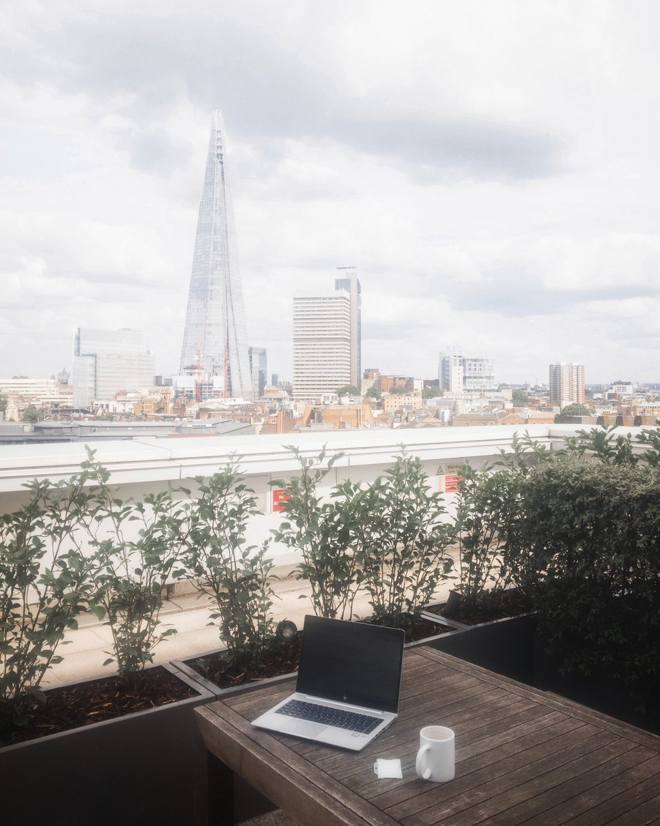 BenCFletcher's tweet image. The office terrace back doing its thing for summer 👌 @FHFLondon