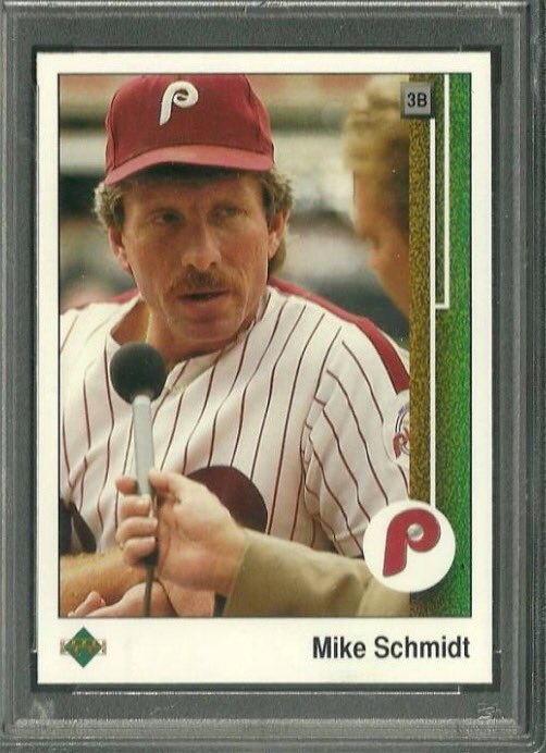 baseballcardDoc's tweet image. No comment. ⚾️⚾️⚾️ #mikeschmidt #1989upperdeck #upperdeck #baseballcards #baseballcard #baseballcardmovie #baseballcarddoc #jackofalltrades #phillies @Phillies